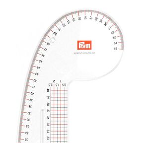 Kurvlinjal 40 x 65 cm – transparent | Prym, 
