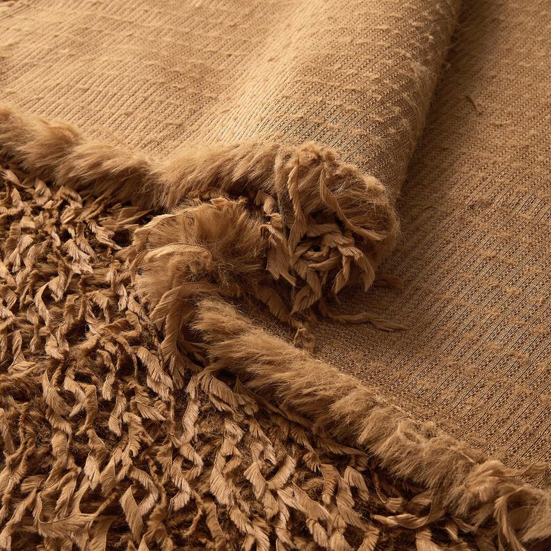 Fuskpäls Fjädrar enfärgat | Katia Fabrics – moka, image number 9
