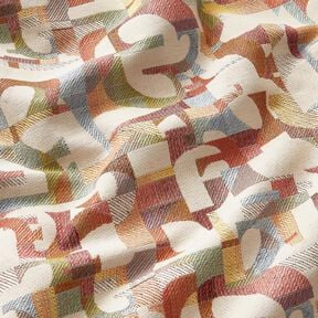 Dekorationstyg Gobel&auml;ng f&auml;rgglada former &ndash; ljusbeige/ljusgul, 