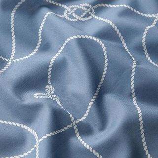 GOTS Batist Sjömansknopar | Tula – jeansblå, 