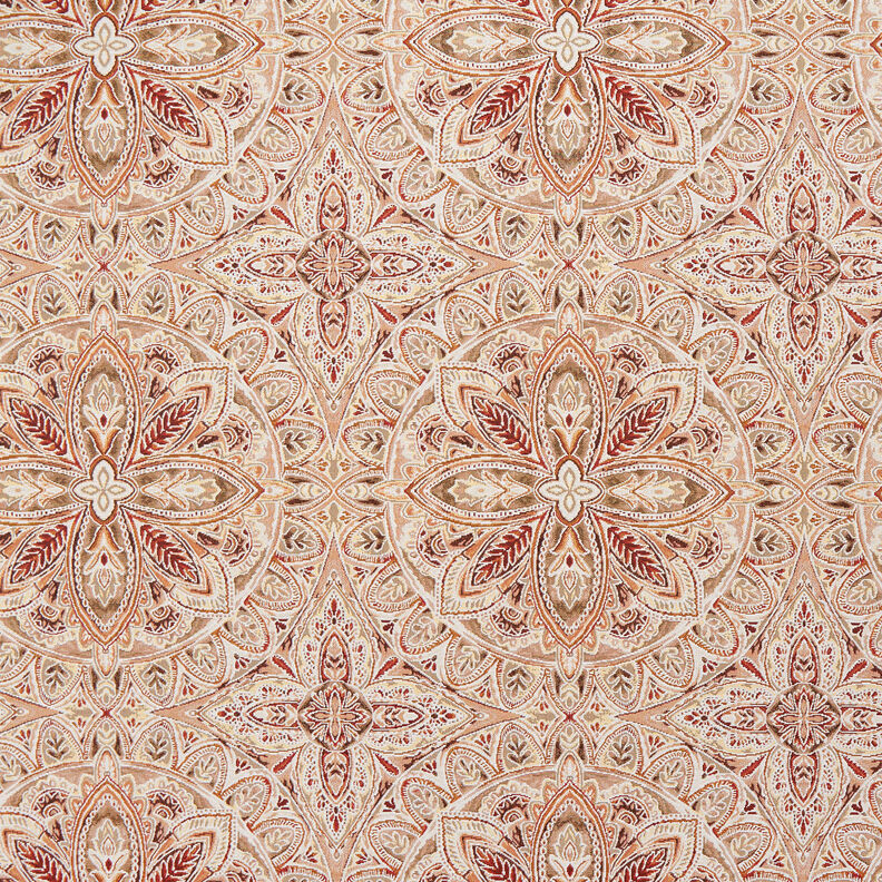 Dekorationstyg Gobeläng Delikat mandala – yllevit/brons,  image number 1