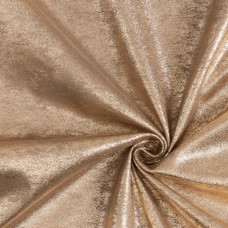 Stretchvelours Metallic – brons,  image number 1