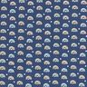 Bomullsjersey Små regnbågar – indigo,  thumbnail number 1