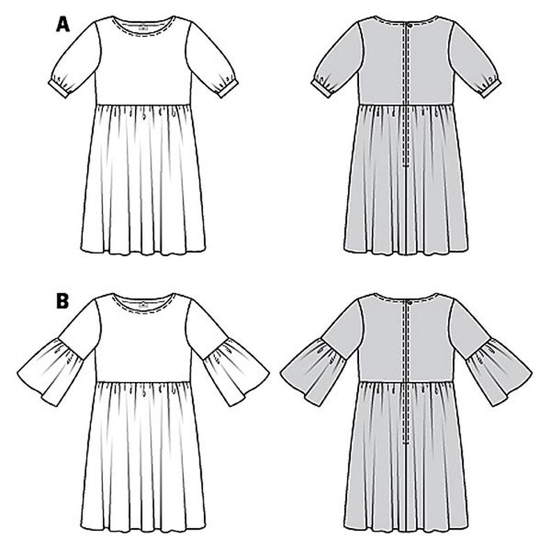 Klänning, Burda 6401 | 34 - 44,  image number 4
