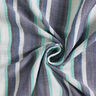 Muslin/Dubbel-krinkelväv garnfärgade ränder – indigo/isblå,  thumbnail number 4