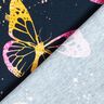 Bomullsjersey Fjärilar | Glitzerpüppi – nattblå/pink,  thumbnail number 4
