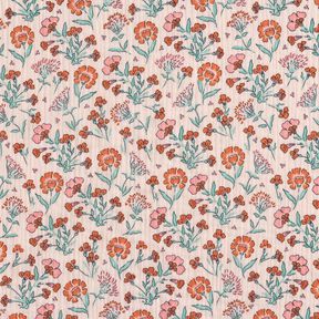 Muslin/Dubbel-krinkelväv Blomsteräng | Poppy Fabrics – rose, 
