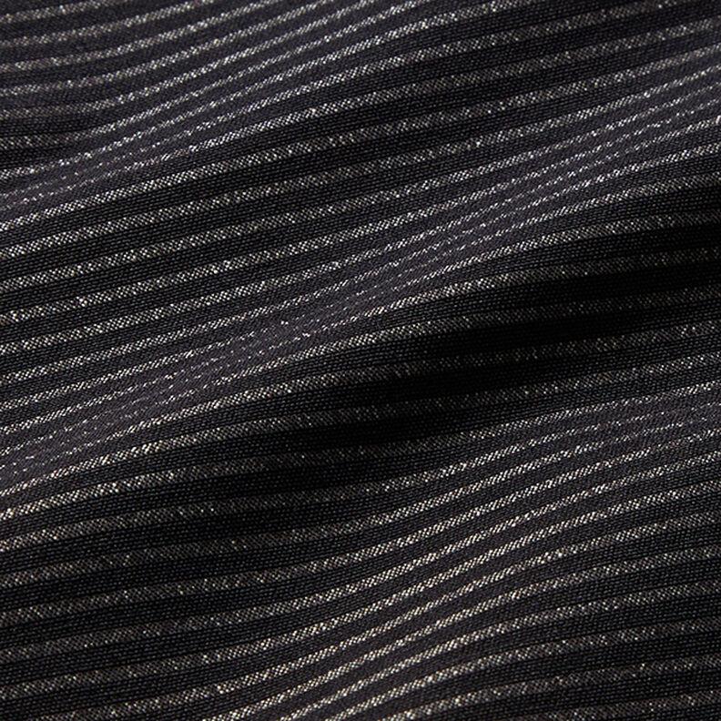 Byxor med stretch horisontella ränder – svart/gammalt silver,  image number 2