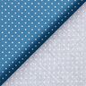 Bomullspoplin Små prickar – jeansblå/vit,  thumbnail number 6