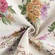 dekorationstyg gobeläng blandade blommor – yllevit/fläder,  thumbnail number 3