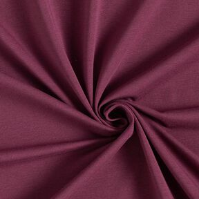 GOTS Bomullsjersey | Tula – aubergine, 