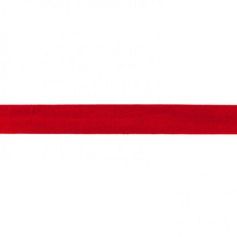 Elastistiskt infattningsband  matt [20 mm] – rött,  image number 1