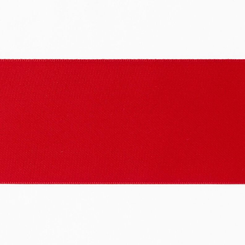 Satinband [50 mm] – rött,  image number 1