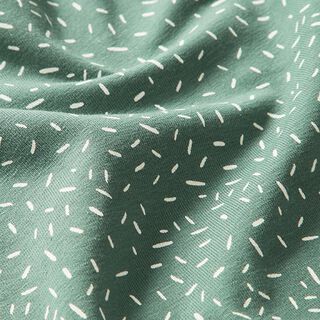 Bomullsjersey konfetti – vass, 