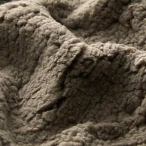 Gosig teddyplysch – mörkgrå, 