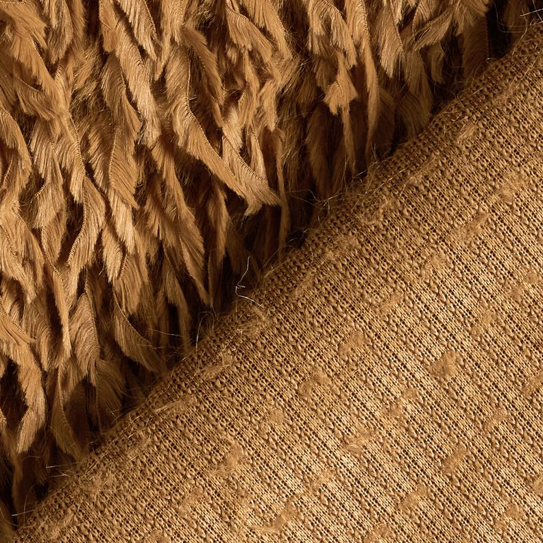 Fuskpäls Fjädrar enfärgat | Katia Fabrics – moka, image number 5