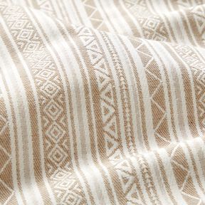 Dekorationstyg Jacquard etno-r&auml;nder &ndash; anemon/yllevit, 