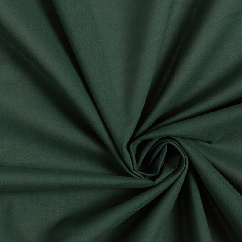 Bomullsbatist Uni – mörkgrön,  image number 1