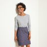 byxtyg i denim-look med leopardmönster – aubergine/jeansblå,  thumbnail number 5