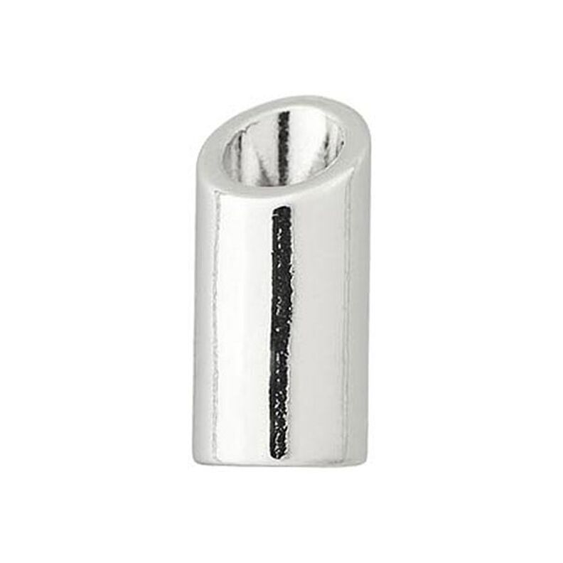Snörände [ Ø 5 mm ] – silver metallic,  image number 2
