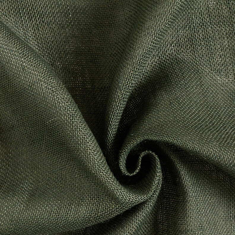 Dekorationstyg Jute Enfärgat 150 cm – mörk furu,  image number 1