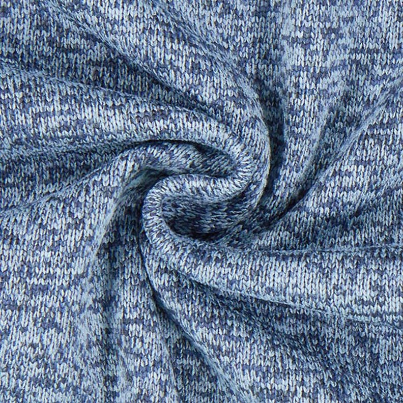 Stickad fleece – blå,  image number 2