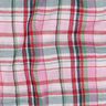 Muslin/Dubbel-krinkelväv Lurex rutigt | Poppy Fabrics – rose/guldmetallic,  thumbnail number 2