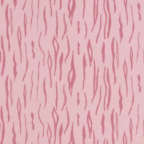 bomullsjersey zebra – ljus gammelrosa, 