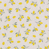 Dekorationstyg halvpanama mini citroner – gul/natur,  thumbnail number 1