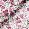 Bomullspoplin vilda rosor – vit/bleklila,  thumbnail number 4