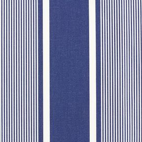 Outdoortyg Canvas ränder – marinblått/vit, 