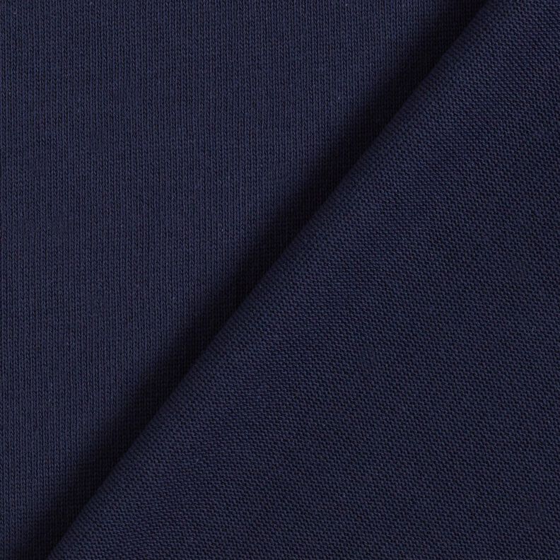 Stickat bomullstyg – nattblå,  image number 3