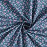 Bomullstyg Poplin Fina blommor – blå/pastellviolett,  thumbnail number 3
