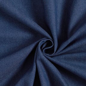 Bomullsdenim stretch medium – marinblå, 