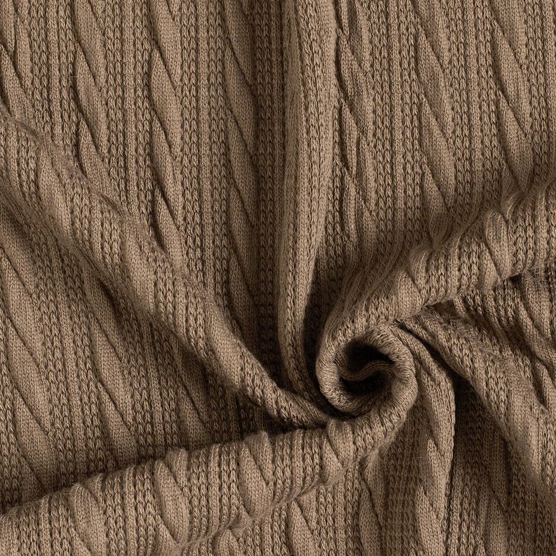 Stickat Cloqué flätmönster – dyn, image number 3