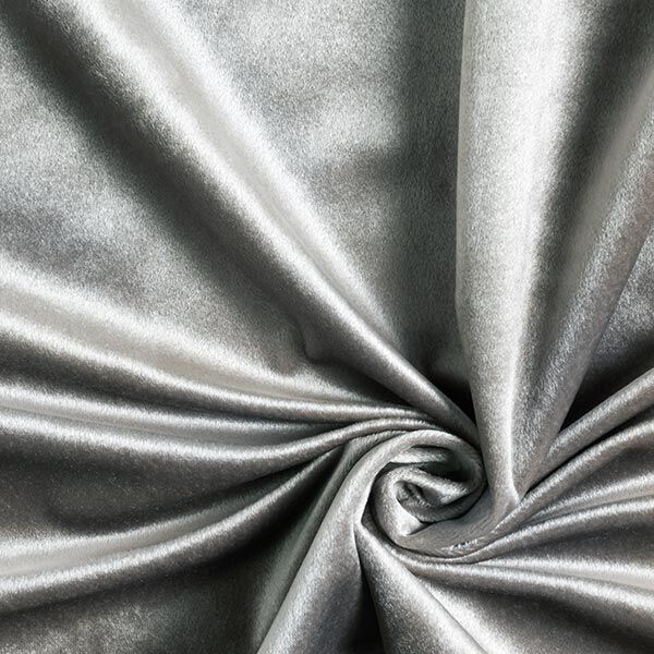 Dekorationstyg Sammet – grått,  image number 1