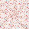 GOTS Bomullsjersey Färgglada blommor Digitaltryck | Poppy Fabrics – vit/apricot,  thumbnail number 3