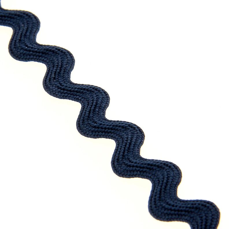 Tandad fläta [12 mm] – marinblått,  image number 1