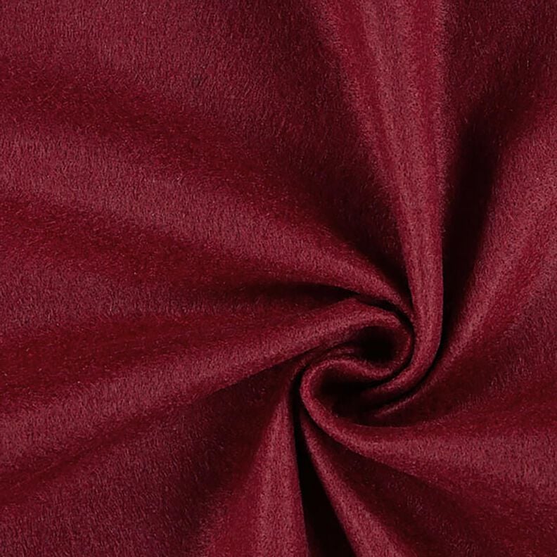 Filt 90 cm / 1 mm tjockt – bordeauxröd,  image number 1
