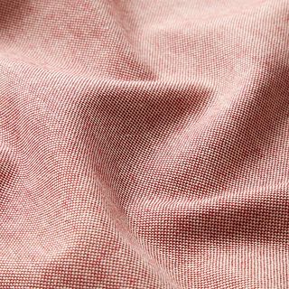 Dekorationstyg halvpanama chambray återvunnet – kaminrött/natur, 