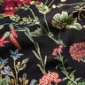Dekorationstyg Gobeläng Blomsteräng – svart,  thumbnail number 2