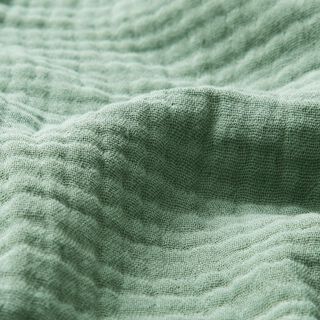 GOTS Bomullsmuslin i tre lager – vass, 