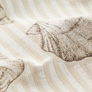 Dekorationstyg Gobeläng musslor – beige, 