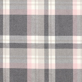 Byxstretch Skotskrutigt – skiffergrått/rose, 