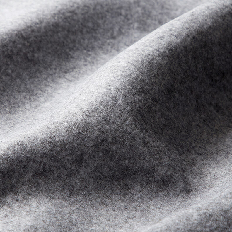Filt 180 cm / 1,5 mm tjock melange – ljusgrått,  image number 2