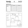 Oversizeklänning, Burda 9420,  thumbnail number 4