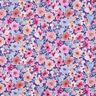 Bomullspoplin blommor | Poppy Fabrics – rödlila,  thumbnail number 1