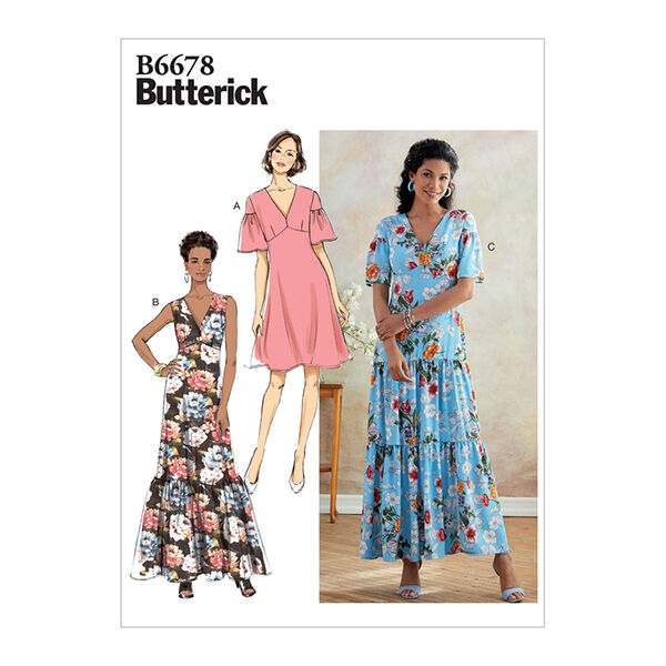 Klänning, Butterick B6678 | 40-48, image number 1