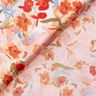 bomullsvoile hav av kronblad i akvarell digitaltryck – elfenbensvit/lax,  thumbnail number 4