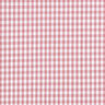 Bomullstyg Vichy rutig 0,5 cm – gammalt rosa/vit,  thumbnail number 1